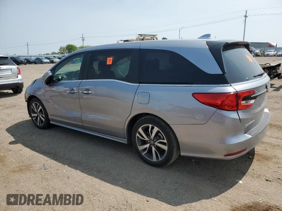 2022 Honda Odyssey Touring с VIN 5FNRL6H85NB056617, выставлен на аукционе Copart как лот 59208295 с пробегом 26 000 миль миль и Списание • Salvage title. История ставок и продаж доступна на DreamBid. Изображение 2.