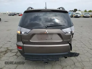 2011 Mitsubishi Outlander SE with VIN JA4AS3AW7BU027947, listed as a Copart auction lot 54623345 with 164,641 mi miles and Salvage title. Bid and sale history available at DreamBid. Image 6.