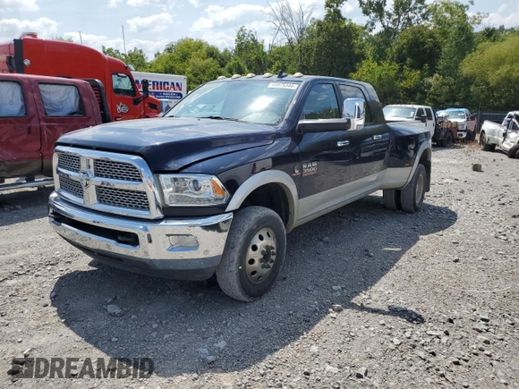 2017 Ram 3500 Laramie with VIN 3C63RRML0HG632121, listed as a Copart auction lot 68675344 with 126,129 mi miles and Salvage Title. Bid and sale history available at carsss.com. Image 1.