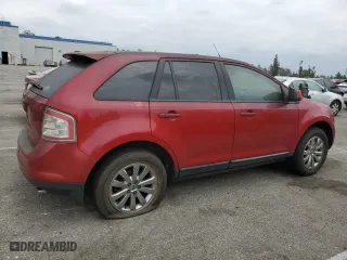 2010 Ford Edge SEL with VIN 2FMDK3JC7ABA20523, listed as a Copart auction lot 53497535 with 164,089 mi miles and Salvage Title. Bid and sale history available at carsss.com. Image 3.