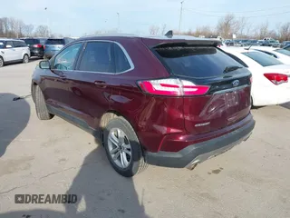 2020 Ford Edge SEL with VIN 2FMPK4J98LBB60655, listed as a IAAI auction lot 41821501 with 41,624 mi miles. Bid and sale history available at carsss.com. Image 3.