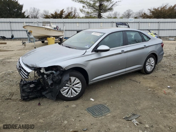 2019 Volkswagen Jetta S with VIN 3VWC57BU9KM219110, listed as a Copart auction lot 48653415 with 50,269 mi miles and Salvage Title. Bid and sale history available at carsss.com. Image 1.