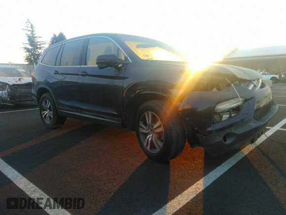 2016 Honda Pilot EX-L with VIN 5FNYF5H56GB052226, listed as a IAAI auction lot 39296292 with 33,056 mi miles and . Bid and sale history available at DreamBid. Image 1.