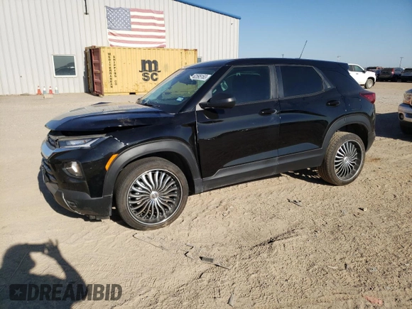 2022 Chevrolet TrailBlazer LS with VIN KL79MMS28NB089570, listed as a Copart auction lot 62595163 with 18,990 mi miles. Bid and sale history available at carsss.com. Image 1.