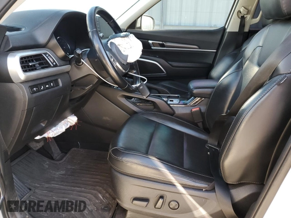 2020 Kia Telluride S with VIN 5XYP6DHCXLG076584, listed as a Copart auction lot 87949765 with 87,283 mi miles and Salvage Title. Bid and sale history available at DreamBid. Image 7.