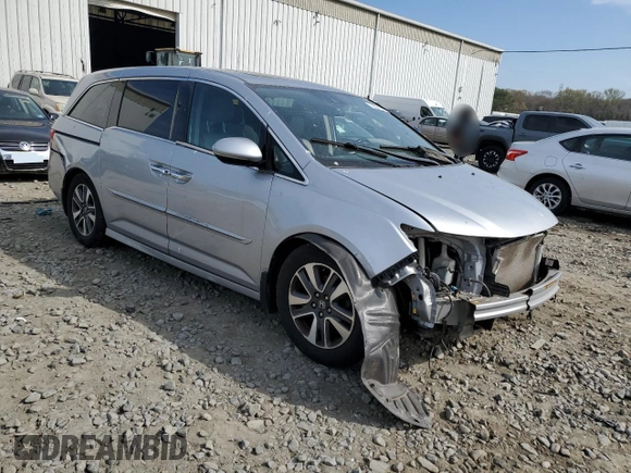 2016 Honda Odyssey Touring Elite with VIN 5FNRL5H96GB158496, listed as a Copart auction lot 53031525 with Not Provided miles and Salvage Title. Bid and sale history available at carsss.com. Image 4.