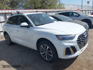 2024 Audi Q5 S line Premium Plus with VIN WA1EAAFY1R2071161, listed as a IAAI auction lot 41857027 with 22,964 mi miles. Bid and sale history available at carsss.com. Image 1.