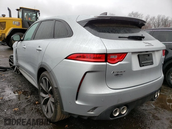 2020 Jaguar F-Pace SVR with VIN SADCZ2EE3LA617186, listed as a Copart auction lot 73372603 with 52,265 mi miles and Salvage Title. Bid and sale history available at DreamBid. Image 2.