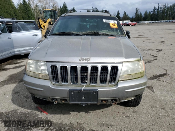2001 Jeep Grand Cherokee Limited with VIN 1J4GW58N11C606217, listed as a Copart auction lot 50088515 with 138,946 mi miles and Clean Title. Bid and sale history available at carsss.com. Image 5.
