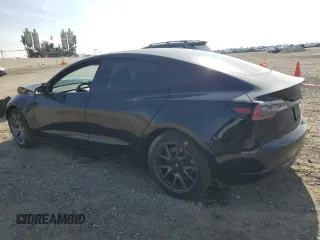 2023 Tesla Model 3 with VIN 5YJ3E1EA6PF503789, listed as a Copart auction lot 88225605 with 55,885 mi miles and Salvage Title. Bid and sale history available at carsss.com. Image 2.
