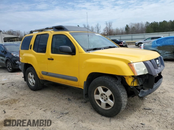 2006 Nissan Xterra S with VIN 5N1AN08W26C553024, listed as a Copart auction lot 48459545 with 356,176 mi miles and Salvage title. Bid and sale history available at DreamBid. Image 4.