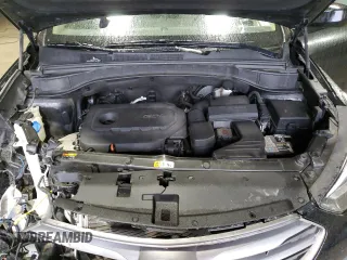 2017 Hyundai Santa Fe 2.4L with VIN 5NMZUDLB1HH013853, listed as a Copart auction lot 62577715 with 65,336 mi miles and Salvage title. Bid and sale history available at DreamBid. Image 12.