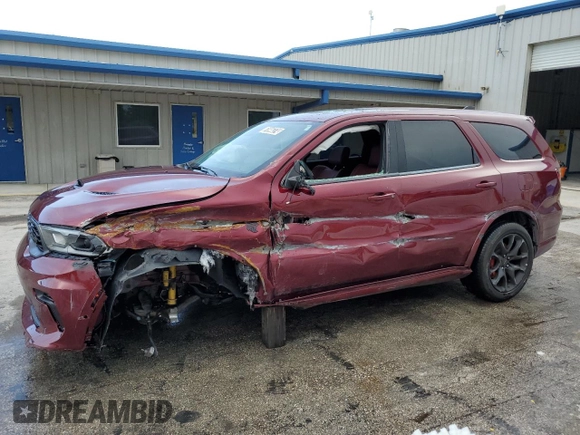 2023 Dodge Durango SRT Hellcat Premium with VIN 1C4SDJH93PC576695, listed as a Copart auction lot 71703694 with 7,249 mi miles and Salvage Title. Bid and sale history available at DreamBid. Image 1.