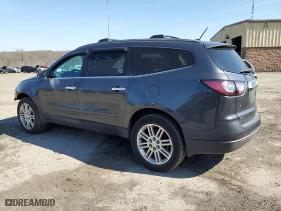 2014 Chevrolet Traverse LT with VIN 1GNKVGKD2EJ214452, listed as a Copart auction lot 48261435 with 122,487 mi miles and Salvage Title. Bid and sale history available at carsss.com. Image 2.