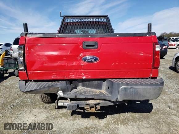 2011 Ford F-250 XL with VIN 1FTBF2A6XBEC69215, listed as a Copart auction lot 45609265 with 203,364 mi miles and Salvage title. Bid and sale history available at DreamBid. Image 6.