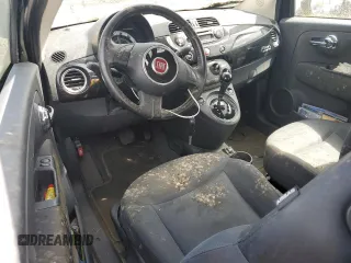 2015 FIAT 500 Pop with VIN 3C3CFFAR0FT555560, listed as a Copart auction lot 55178495 with 0 mi miles and Clean Title. Bid and sale history available at carsss.com. Image 8.
