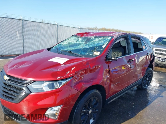 2020 Chevrolet Equinox LT with VIN 3GNAXKEV4LS525826, listed as a IAAI auction lot 41998957 with Not Provided miles and . Bid and sale history available at carsss.com. Image 6.