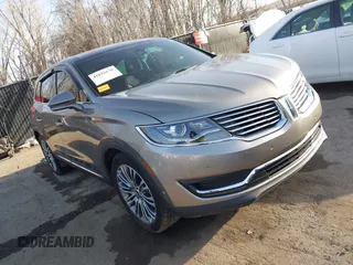 2016 Lincoln MKX Reserve with VIN 2LMPJ6LR5GBL84004, listed as a IAAI auction lot 41816670 with 55,199 mi miles. Bid and sale history available at carsss.com. Image 1.