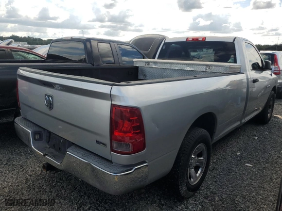 2010 Dodge Ram 1500 ST with VIN 3D7JB1EP1AG177119, listed as a Copart auction lot 74556704 with 303,105 mi miles and Salvage Title. Bid and sale history available at carsss.com. Image 3.