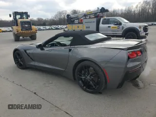 2015 Chevrolet Corvette 1LT with VIN 1G1YB3D73F5102838, listed as a Copart auction lot 50013215 with 44,037 mi miles and Salvage Title. Bid and sale history available at carsss.com. Image 2.