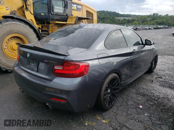2015 BMW 2 Series M235i with VIN WBA1J7C59FV358921, listed as a Copart auction lot 57683632 with 67,884 mi miles. Bid and sale history available at carsss.com. Image 4.