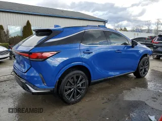 2023 Lexus RX with VIN 2T2BAMCA8PC030375, listed as a Copart auction lot 46427855 with 30,857 mi miles and Salvage Title. Bid and sale history available at carsss.com. Image 3.
