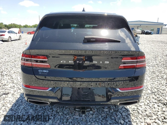 2022 Genesis GV80 with VIN KMUHB4SB4NU098028, listed as a Copart auction lot 52286015 with 26,006 mi miles and Non Repairable. Bid and sale history available at DreamBid. Image 6.
