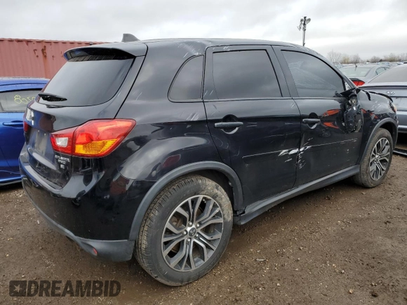 2016 Mitsubishi Outlander Sport 2.4 ES with VIN JA4AR3AW9GZ056243, listed as a Copart auction lot 80348944 with 126,930 mi miles and Salvage Title. Bid and sale history available at carsss.com. Image 3.