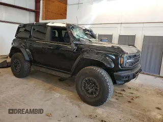 2024 Ford Bronco Raptor with VIN 1FMEE0RR7RLA82860, listed as a Copart auction lot 61794225 with 8,904 mi miles and Salvage title. Bid and sale history available at DreamBid. Image 4.