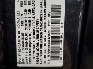 2018 Honda CR-V EX with VIN 7FARW2H58JE049309, listed as a Copart auction lot 50041775 with 69,066 mi miles and Salvage Title. Bid and sale history available at carsss.com. Image 13.