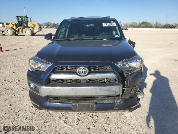 2017 Toyota 4Runner SR5 with VIN JTEZU5JR6H5148217, listed as a Copart auction lot 47829365 with 82,311 mi miles and Salvage Title. Bid and sale history available at carsss.com. Image 5.