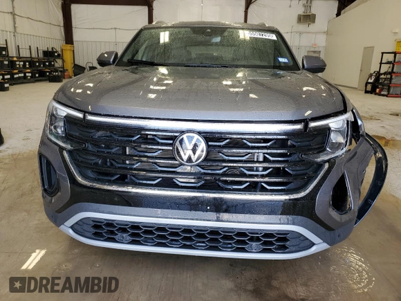 2025 Volkswagen Atlas SE with VIN 1V2WE2CA8SC206324, listed as a Copart auction lot 55507295 with 6,978 mi miles and Clean title. Bid and sale history available at DreamBid. Image 5.