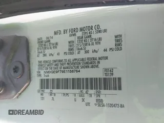 2014 Ford Transit Connect XLT с VIN NM0GE9F79E1158764, выставлен на аукционе IAAI как лот 42553152 с пробегом 180 847 миль миль и . История ставок и продаж доступна на DreamBid. Изображение 9.