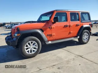 2023 Jeep Wrangler Willys with VIN 1C4HJXDN2PW686743, listed as a Copart auction lot 86203014 with 14,034 mi miles and Clean Title. Bid and sale history available at DreamBid. Image 1.