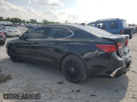 2019 Acura TLX with VIN 19UUB2F31KA009605, listed as a Copart auction lot 59934825 with 119,543 mi miles and Salvage title. Bid and sale history available at DreamBid. Image 2.