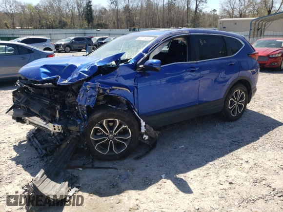 2022 Honda CR-V EX with VIN 7FARW1H52NE012935, listed as a Copart auction lot 48516085 with 0 mi miles and Salvage Title. Bid and sale history available at carsss.com. Image 1.