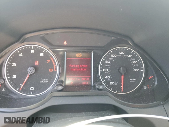 2012 Audi Q5 Premium with VIN WA1CFAFP3CA135780, listed as a Copart auction lot 64635525 with 118,061 mi miles and Salvage title. Bid and sale history available at DreamBid. Image 9.