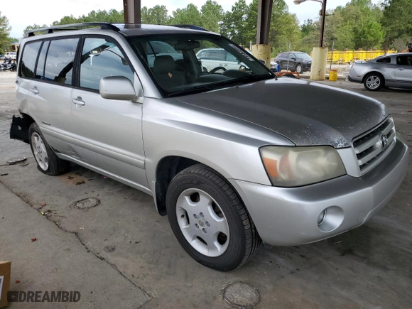 2006 Toyota Highlander w/3rd Row with VIN JTEEP21A460165588, listed as a Copart auction lot 73580894 with 315,197 mi miles and Salvage Title. Bid and sale history available at carsss.com. Image 4.