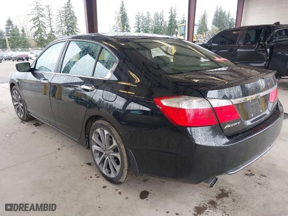 2014 Honda Accord Sedan Sport with VIN 1HGCR2F51EA076833, listed as a IAAI auction lot 41936015 with 153,130 mi miles. Bid and sale history available at carsss.com. Image 3.