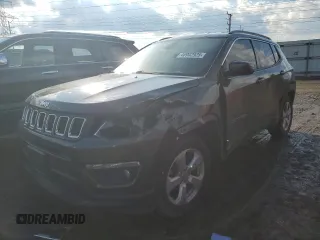2019 Jeep Compass Latitude with VIN 3C4NJCBB3KT852044, listed as a Copart auction lot 46902925 with 49,085 mi miles and Salvage title. Bid and sale history available at DreamBid. Image 1.