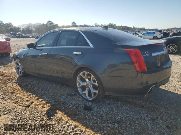 2017 Cadillac CTS Sedan Luxury RWD with VIN 1G6AR5SX8H0128521, listed as a Copart auction lot 48345805 with 107,281 mi miles and Salvage Title. Bid and sale history available at carsss.com. Image 2.