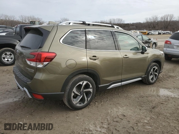2023 Subaru Forester Touring with VIN JF2SKARC4PH524478, listed as a Copart auction lot 48134965 with 28,765 mi miles and Salvage Title. Bid and sale history available at carsss.com. Image 3.