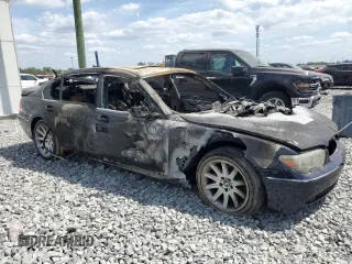 2004 BMW 7 Series 745Li with VIN WBAGN63494DS49538, listed as a Copart auction lot 55142955 with Not provided miles and Non repairable. Bid and sale history available at DreamBid. Image 4.