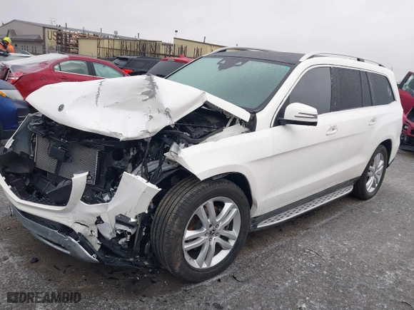 2019 Mercedes-Benz GLS with VIN 4JGDF6EE0KB228719, listed as a IAAI auction lot 41515020 with 55,967 mi miles. Bid and sale history available at carsss.com. Image 17.