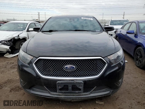 2015 Ford Taurus SHO with VIN 1FAHP2KT6FG113703, listed as a Copart auction lot 48583915 with 102,407 mi miles and Salvage Title. Bid and sale history available at DreamBid. Image 5.
