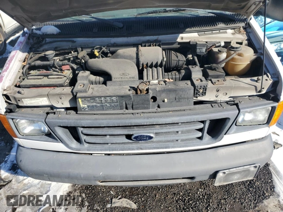 2007 Ford Econoline Cargo Commercial with VIN 1FTNE14W37DB04402, listed as a Copart auction lot 88313085 with Not Provided miles and Salvage Title. Bid and sale history available at DreamBid. Image 12.