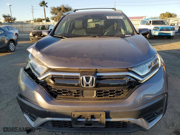2021 Honda CR-V Touring with VIN 2HKRW2H9XMH672645, listed as a Copart auction lot 88764355 with 52,619 mi miles and Salvage Title. Bid and sale history available at carsss.com. Image 5.