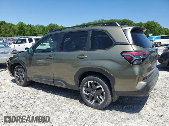 2025 Subaru Forester Limited with VIN JF2SLDRC9SH420205, listed as a Copart auction lot 59107825 with 25,376 mi miles and Salvage title. Bid and sale history available at DreamBid. Image 2.