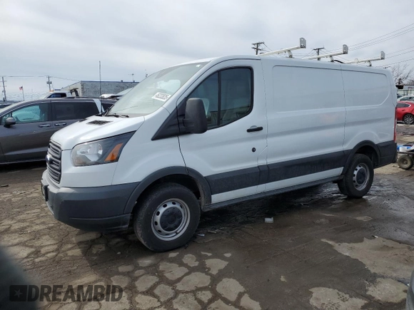 2017 Ford Transit with VIN 1FTYR1ZM0HKA75303, listed as a Copart auction lot 46233835 with 216,645 mi miles and Clean Title. Bid and sale history available at DreamBid. Image 1.