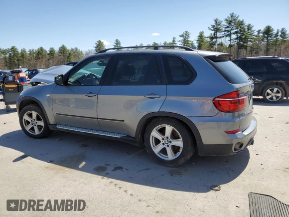 2012 BMW X5 35d with VIN 5UXZW0C58C0B88267, listed as a Copart auction lot 54160615 with Not provided miles and Salvage title. Bid and sale history available at DreamBid. Image 2.